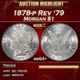 1878-p Rev '79 Morgan Dollar $1 ms64+ SEGS