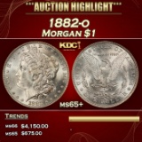 1882-o Morgan Dollar $1 ms65+ SEGS