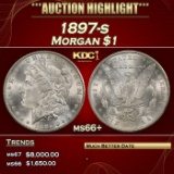 1897-s Morgan Dollar $1 ms66+ SEGS