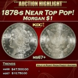 1878-s Morgan Dollar Near Top Pop! $1 ms67+ SEGS