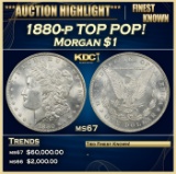 1880-p Morgan Dollar TOP POP! $1 ms67 SEGS