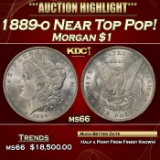 1889-o Morgan Dollar Near Top Pop! $1 ms66 SEGS