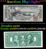1896 $1 large size Silver Certificate Martha & George Washington 