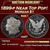 1899-p Morgan Dollar Near Top Pop! $1 ms67 SEGS