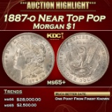 1887-o Morgan Dollar Near Top Pop $1 ms65+ SEGS