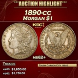 1890-cc Morgan Dollar $1 ms62+ USCG