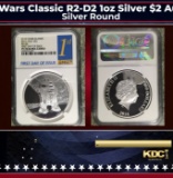 NGC NGC 2016 Star Wars Classic R2-D2 1oz Silver $2 Australlian Tuvalu Proof pr70 dcam NGC