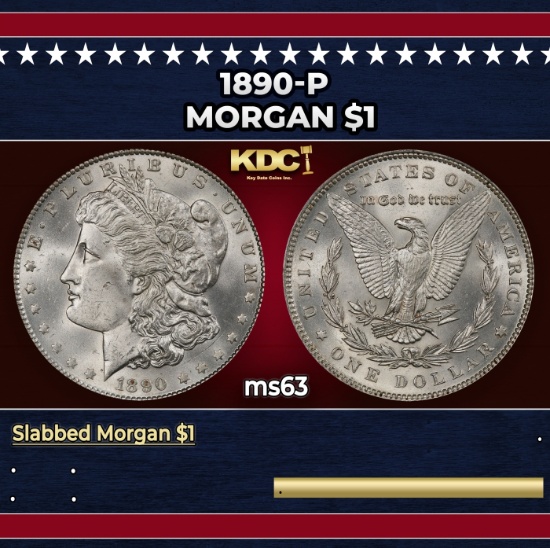 1890-p Morgan Dollar $1 Grades Select Unc
