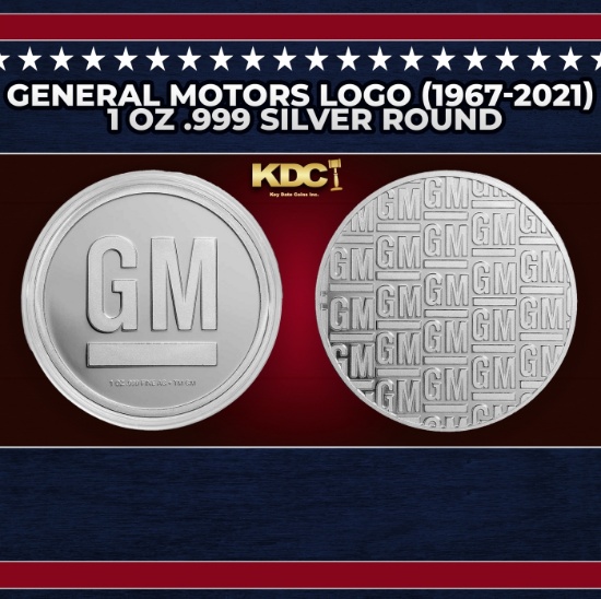 General Motors Logo (1967-2021) 1 oz .999 Silver Round