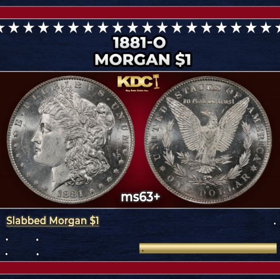 1881-o Morgan Dollar $1 Grades Select+ Unc