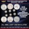 Buffalo Nickel Shotgun Roll in Old Bank Style 'Bell Telephone' Wrapper 1916 & D Mint Ends