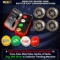 2020 4 Silver Coin Botte Cap Ser Coca Cola, Diet Coke, Sprite, Fanta Commerative Coin 24g .999 Silve