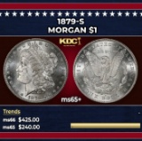 1879-s Morgan Dollar $1 Grades GEM+ Unc