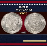 1889-p Morgan Dollar $1 Grades Select Unc