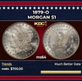 1879-o Morgan Dollar $1 Grades Choice Unc