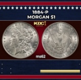 1884-p Morgan Dollar $1 Grades Select Unc