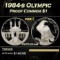 1984-s Olympic Proof Modern Commem Dollar $1 pr70 dcam SEGS