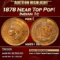 1878 Indian Cent Near Top Pop! 1c ms65+ rb SEGS