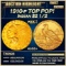 1910-p Gold Indian Quarter Eagle TOP POP! $2 1/2 ms66+ USCG