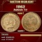 1863 Indian Cent 1c ms65+ SEGS