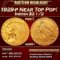 1929-p Gold Indian Quarter Eagle Near Top Pop! $2 1/2 ms66+ USCG