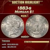 1883-s Morgan Dollar $1 ms64+ USCG