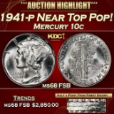 1941-p Mercury Dime Near Top Pop! 10c ms68 FSB SEGS