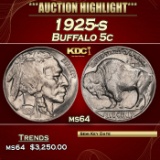 1925-s Buffalo Nickel 5c ms64 SEGS