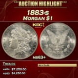 1883-s Morgan Dollar $1 ms63+ USCG