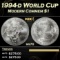 1994-d World Cup Modern Commem Dollar $1 ms70 SEGS