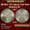 1878-p 7tf Morgan Dollar Near Top Pop $1 ms66+ SEGS