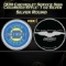1939 Chevrolet Service Sign Colorized Style - 1 oz Silver Round Round