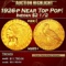 1926-p Gold Indian Quarter Eagle Near Top Pop! $2 1/2 ms65+ SEGS