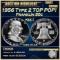 1956 Type 2 Proof Franklin Half Dollar TOP POP! 50c pr69 DCAM SEGS