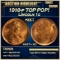 1910-p Lincoln Cent TOP POP! 1c ms67+ rd SEGS