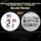 Snoopy & Woodstock Patriotic Peanuts Colorized Style - 1 oz Silver Round Round