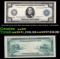 1914 $20 Large Size Blue Seal Federal Resrve Note Dallas, TX Grades au53 FR-1007