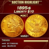 1895-s Gold Liberty Eagle $10 ms62+ USCG
