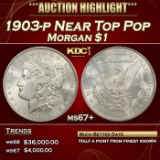 1903-p Morgan Dollar Near Top Pop $1 ms67+ SEGS
