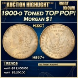 1900-o Morgan Dollar Toned TOP POP! $1 ms67+ SEGS