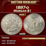 1897-o Morgan Dollar $1 ms62 USCG