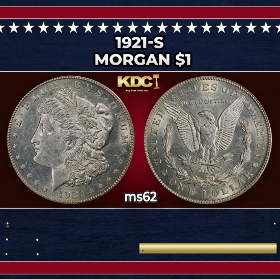 1921-s Morgan Dollar $1 Grades Select Unc