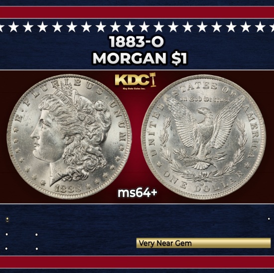1883-o Morgan Dollar $1 Grades Choice+ Unc