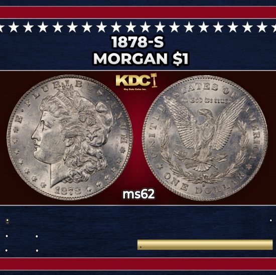 1878-s Morgan Dollar $1 Grades Select Unc