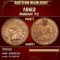 1863 Indian Cent 1c ms65+ SEGS