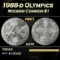 1988-d Olympics Modern Commem Dollar $1 ms70 SEGS