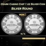 Ozark Casino Chip 1 oz Silver Coin
