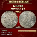 1898-s Morgan Dollar $1 ms63+ SEGS