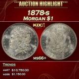 1878-s Morgan Dollar $1 ms66+ SEGS