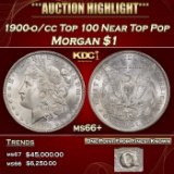 1900-o/cc Top 100 Morgan Dollar Near Top Pop $1 ms66+ SEGS